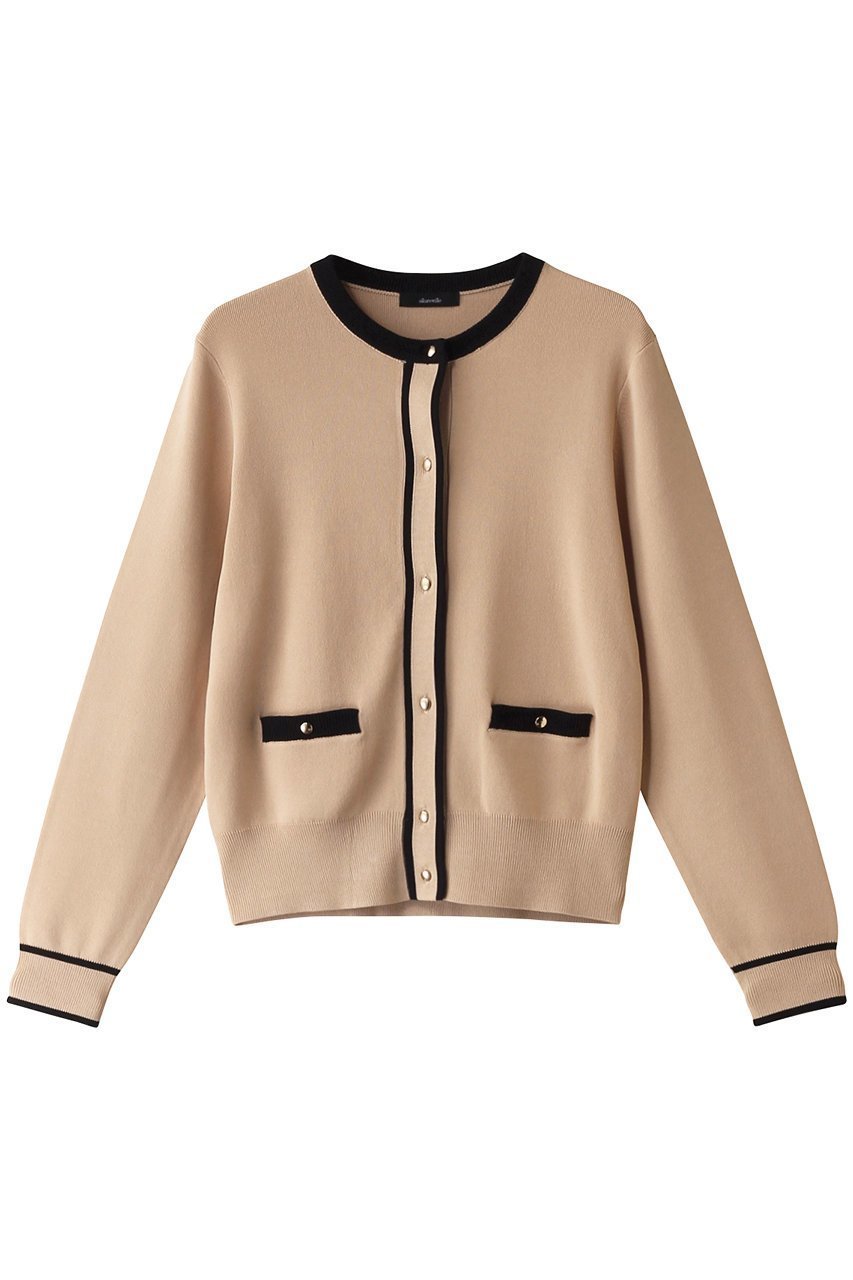 【アルアバイル/allureville】のハイショクポケットクルーCD A 人気、トレンドファッション・服の通販 founy(ファニー) 　ファッション　Fashion　レディースファッション　Fashion for Women　トップス・カットソー　Cut & Sew Tops　ニット　Knit Tops & Sweaters　カーディガン・羽織り　Layered Style Cardigans　おすすめ　Recommended / Our Picks　カーディガン　Cardigan, Knitwear　エレガント 上品　Elegant　 other-1|ID: prp329100004201033 ipo3291000000032957605
