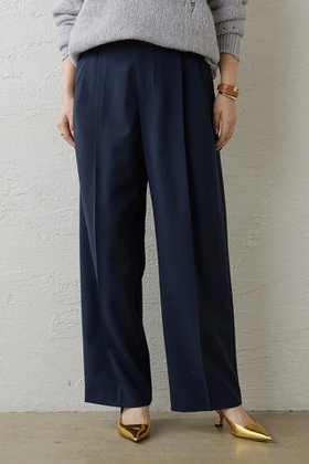 【ウィムガゼット/Whim Gazette】 ワイドタックパンツ人気、トレンドファッション・服の通販 founy(ファニー) ファッション Fashion レディースファッション Fashion for Women パンツ Pants & Trousers ストレート Straight, Straight Cut フロント Front, Front Design エレガント 上品 Elegant |ID:prp329100004202571