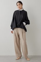 【ウィムガゼット/Whim Gazette】のワイドタックパンツ 人気、トレンドファッション・服の通販 founy(ファニー) ファッション Fashion レディースファッション Fashion for Women パンツ Pants & Trousers ストレート Straight, Straight Cut フロント Front, Front Design エレガント 上品 Elegant thumbnail ベージュ|ID: prp329100004202571 ipo3291000000032922816