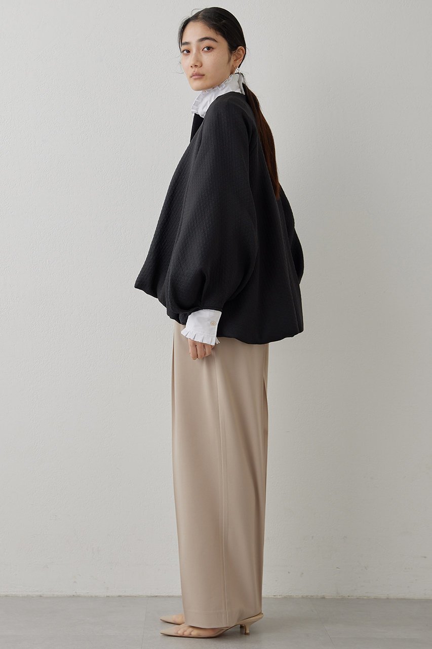 【ウィムガゼット/Whim Gazette】のワイドタックパンツ 人気、トレンドファッション・服の通販 founy(ファニー) 　ファッション　Fashion　レディースファッション　Fashion for Women　パンツ　Pants & Trousers　ストレート　Straight, Straight Cut　フロント　Front, Front Design　エレガント 上品　Elegant　other-3|ID: prp329100004202571 ipo3291000000032922833