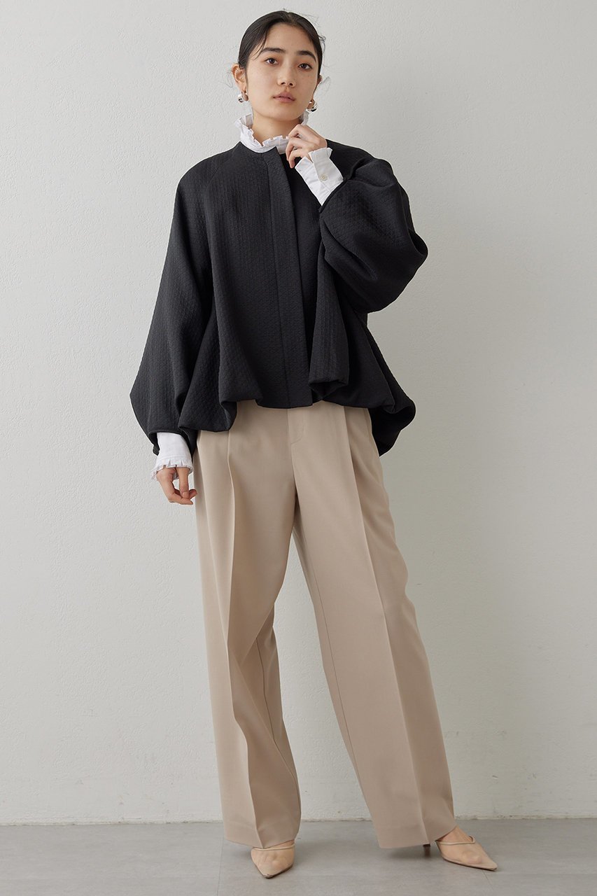 【ウィムガゼット/Whim Gazette】のワイドタックパンツ 人気、トレンドファッション・服の通販 founy(ファニー) 　ファッション　Fashion　レディースファッション　Fashion for Women　パンツ　Pants & Trousers　ストレート　Straight, Straight Cut　フロント　Front, Front Design　エレガント 上品　Elegant　other-6|ID: prp329100004202571 ipo3291000000032922857