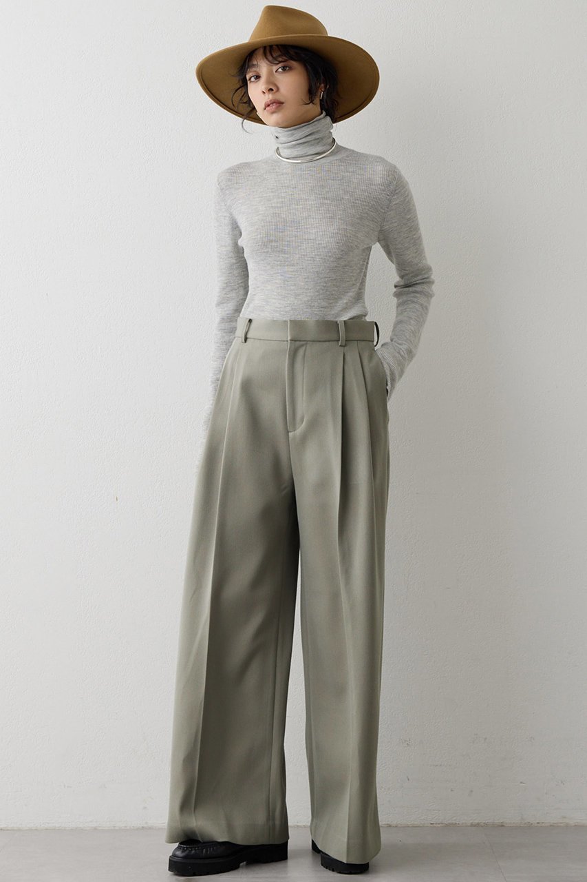 【ウィムガゼット/Whim Gazette】のワイドタックパンツ 人気、トレンドファッション・服の通販 founy(ファニー) ファッション Fashion レディースファッション Fashion for Women パンツ Pants & Trousers スタイリッシュ Stylish, Fashionable ストレッチ Stretch, Stretchy Fabric フォルム Silhouette, Form エレガント 上品 Elegant 新作・新入荷 New Arrivals / New In other-6|ID: prp329100004202571 ipo3291000000034176347