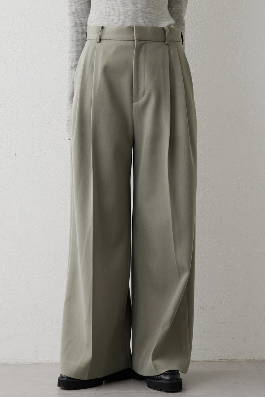 【ウィムガゼット/Whim Gazette】のワイドタックパンツ 人気、トレンドファッション・服の通販 founy(ファニー) ファッション Fashion レディースファッション Fashion for Women パンツ Pants & Trousers スタイリッシュ Stylish, Fashionable ストレッチ Stretch, Stretchy Fabric フォルム Silhouette, Form エレガント 上品 Elegant other-2|ID: prp329100004202571 ipo3291000000036136499