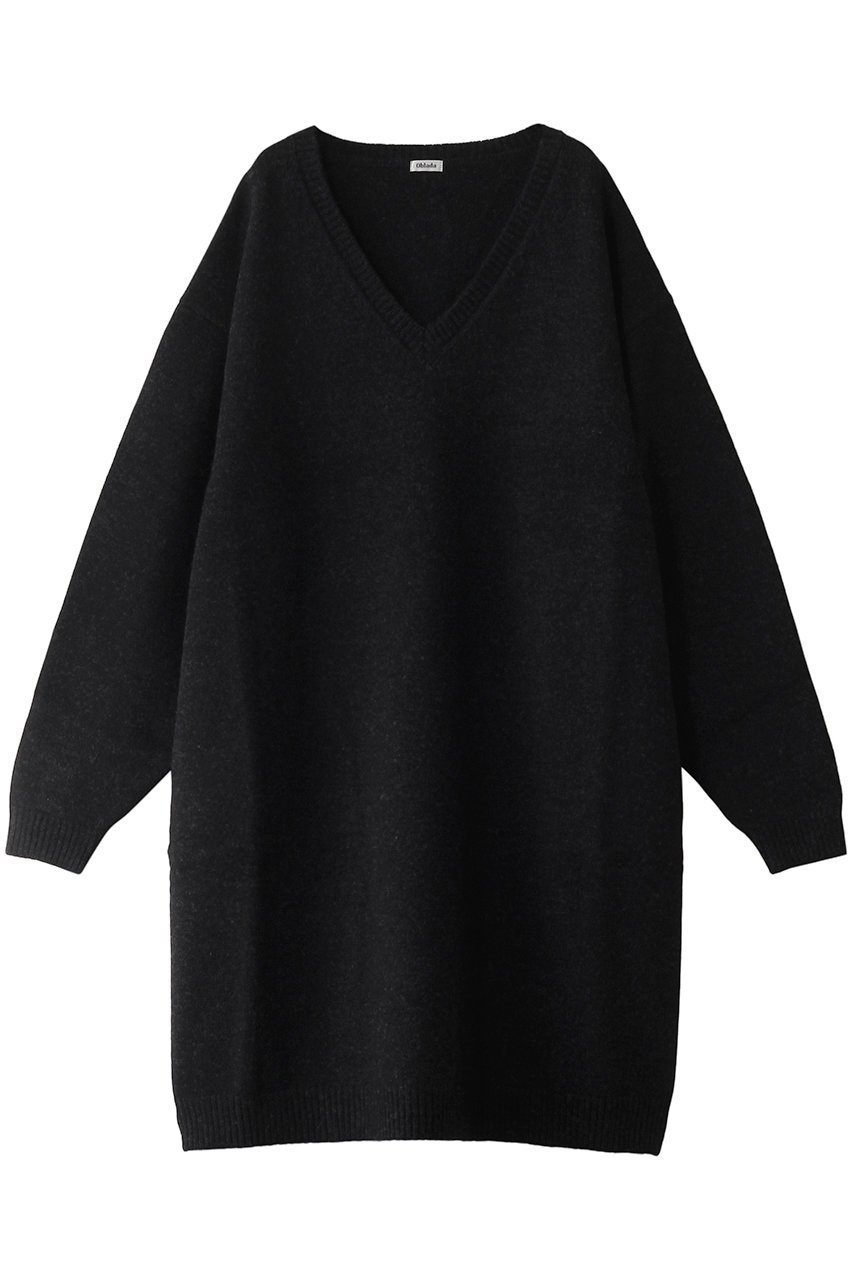 【オブラダ/Oblada】のHONEY ニットドレス インテリア・キッズ・メンズ・レディースファッション・服の通販 founy(ファニー) 　ファッション　Fashion　レディースファッション　Fashion for Women　ワンピース　Dresses　フォーマル・パーティードレス・結婚式用ドレス　Elegant & Casual Dresses　チュニック　Tunic Tops & Dresses　チュニック　Tunic, Long Top　トレンド　Trend, Trending Now　ドレス　Dress, One-Piece　A/W・秋冬　Autumn/Winter　チャコールグレー|ID: prp329100004202580 ipo3291000000032890654