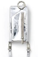 【エジュー/ajew】のajew HOLIDAY vertical zipphone case shoulder 人気、トレンドファッション・服の通販 founy(ファニー) ファッション Fashion レディースファッション WOMEN シルバー Silver シンプル Simple 定番 Standard 手帳 Pocket Book ポケット Pocket メタル Metal 再入荷 Restock/Back In Stock/Re Arrival |ID:prp329100004202584