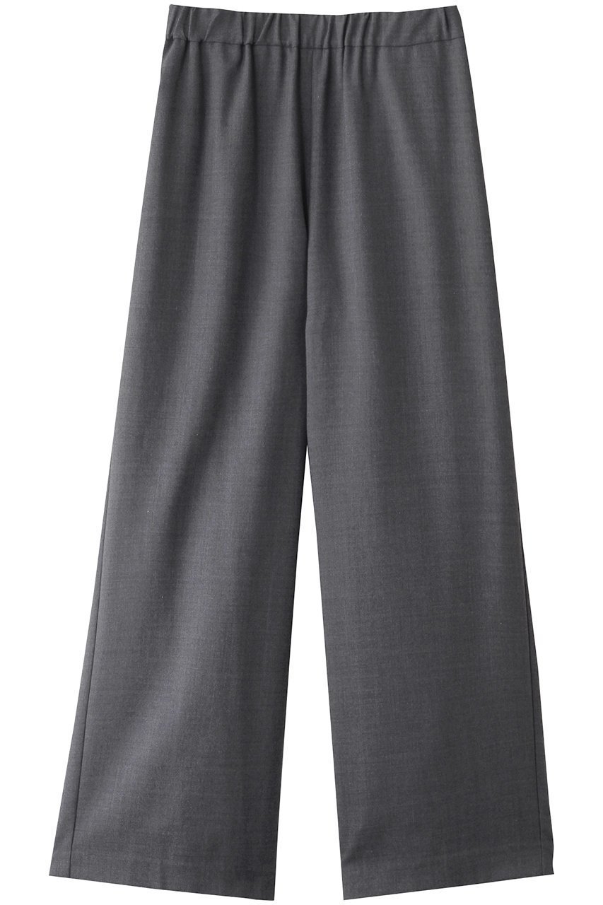 【プレインピープル/PLAIN PEOPLE】のワイドパンツ インテリア・キッズ・メンズ・レディースファッション・服の通販 founy(ファニー) 　ファッション　Fashion　レディースファッション　Fashion for Women　パンツ　Pants & Trousers　ウォーム　Warm Fabric　ストレート　Straight, Straight Cut　ファブリック　Fabric, Textile　リラックス　Relax, Relaxed Fit　ワイド　Wide, Wide Fit　A/W・秋冬　Autumn/Winter　チャコールグレー|ID: prp329100004205476 ipo3291000000035963691