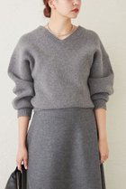 【ガリャルダガランテ/GALLARDAGALANTE】のVネックニット 人気、トレンドファッション・服の通販 founy(ファニー) ファッション Fashion レディースファッション WOMEN トップス・カットソー Tops/Tshirt ニット Knit Tops プルオーバー Pullover Vネック V-Neck コンパクト Compact NEW・新作・新着・新入荷 New Arrivals thumbnail グレー|ID: prp329100004205479 ipo3291000000029141249