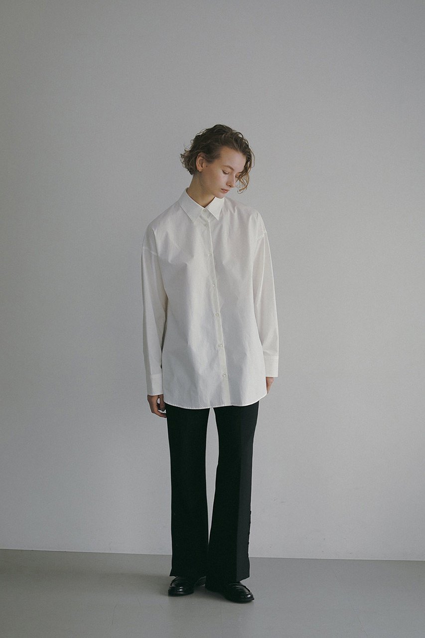 【ハー/HER.】のコットンオーバーシャツ 人気、トレンドファッション・服の通販 founy(ファニー) 　ファッション　Fashion　レディースファッション　Fashion for Women　トップス・カットソー　Cut & Sew Tops　シャツ・ブラウス・オフィスカジュアル　Elegant Blouses & Button-Ups　スリーブ　Sleeve, Long Sleeve / Short Sleeve　ベーシック　Basic, Essential　ロング　Long, Long-Length　ワッシャー　Washer, Crinkled Finish　other-7|ID: prp329100004205497 ipo3291000000036059660