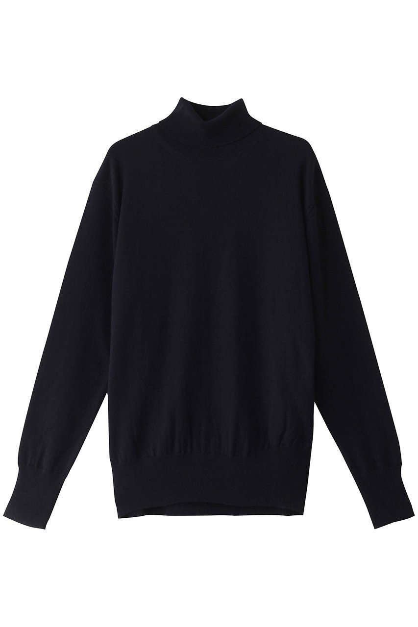 【ジェイドット/j.】のシルクカシミヤタートルネックセーター インテリア・キッズ・メンズ・レディースファッション・服の通販 founy(ファニー) 　ファッション　Fashion　レディースファッション　Fashion for Women　トップス・カットソー　Cut & Sew Tops　ニット　Knit Tops & Sweaters　カジュアルプルオーバー・ニットトップス　Pullovers & Knit Tops / Casual Pullovers　タートルネック・ハイネックトップス　Turtlenecks & High-Neck Tops　シルク　Silk, 100% Silk　セーター　Sweater, Knitwear　タートルネック　Turtleneck, High Neck　定番　Standard, Basic Item　A/W・秋冬　Autumn/Winter　ダークネイビー|ID: prp329100004205502 ipo3291000000035962618