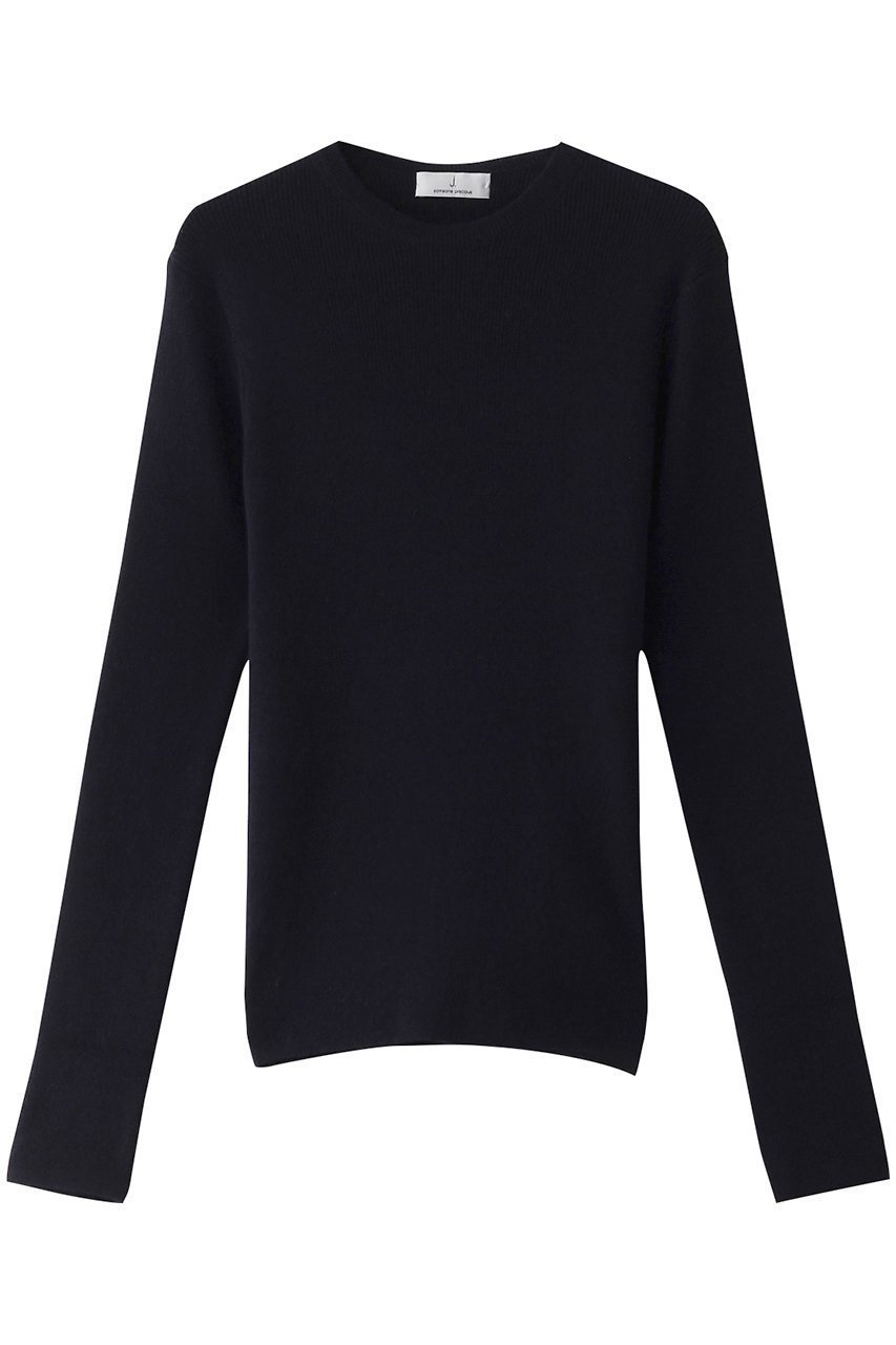 【ジェイドット/j.】のシルクカシミヤクルーネックセーター インテリア・キッズ・メンズ・レディースファッション・服の通販 founy(ファニー) 　ファッション　Fashion　レディースファッション　Fashion for Women　トップス・カットソー　Cut & Sew Tops　ニット　Knit Tops & Sweaters　カジュアルプルオーバー・ニットトップス　Pullovers & Knit Tops / Casual Pullovers　シルク　Silk, 100% Silk　セーター　Sweater, Knitwear　フィット　Fit, Slim Fit　A/W・秋冬　Autumn/Winter　ダークネイビー|ID: prp329100004205503 ipo3291000000032919293