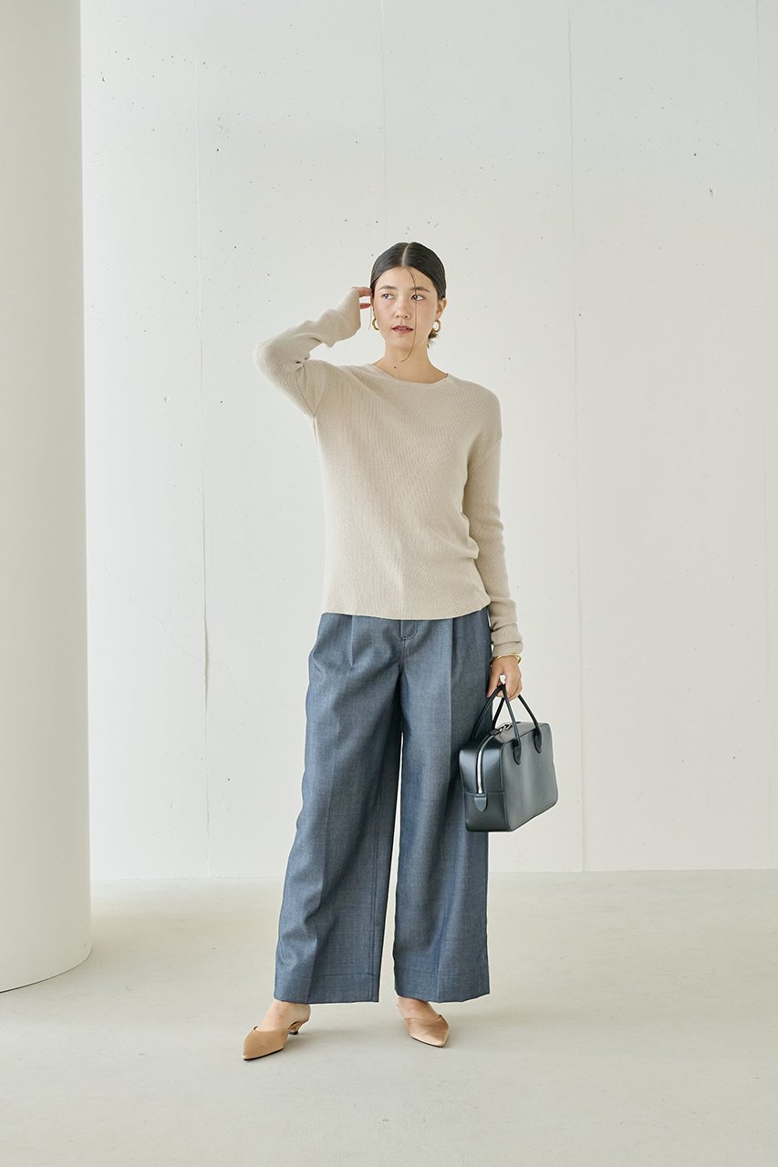 【ジェイドット/j.】のシルクカシミヤクルーネックセーター 人気、トレンドファッション・服の通販 founy(ファニー) 　ファッション　Fashion　レディースファッション　Fashion for Women　トップス・カットソー　Cut & Sew Tops　ニット　Knit Tops & Sweaters　カジュアルプルオーバー・ニットトップス　Pullovers & Knit Tops / Casual Pullovers　シルク　Silk, 100% Silk　セーター　Sweater, Knitwear　フィット　Fit, Slim Fit　A/W・秋冬　Autumn/Winter　other-6|ID: prp329100004205503 ipo3291000000035544338