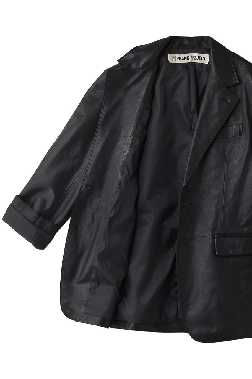 【プランク プロジェクト/PRANK PROJECT】のシープレザーテーラードジャケット / Tailored Jacket 人気、トレンドファッション・服の通販 founy(ファニー) 　ファッション　Fashion　レディースファッション　Fashion for Women　アウター　Coat / Outerwear Collection　レディースジャケット・軽アウター　Jackets　テーラードジャケット / 通勤・きれいめスタイル　Tailored Jackets & Blazers　カットオフ　Cut-Off Design　ジャケット　Jacket, Outerwear　冬　Winter / This Winter　other-6|ID: prp329100004207049 ipo3291000000032956356