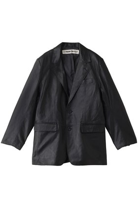 【プランク プロジェクト/PRANK PROJECT】のシープレザーテーラードジャケット / Tailored Jacket 人気、トレンドファッション・服の通販 founy(ファニー) ファッション Fashion レディースファッション Fashion for Women アウター Coat / Outerwear Collection レディースジャケット・軽アウター Jackets テーラードジャケット / 通勤・きれいめスタイル Tailored Jackets & Blazers カットオフ Cut-Off Design ジャケット Jacket, Outerwear 冬 Winter / This Winter |ID:prp329100004207049