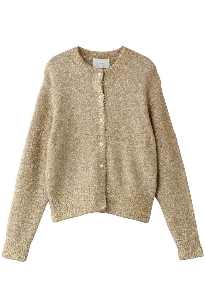 【ベイジ,/BEIGE,】のMARRONNIERS(マロニエ)/ラメテープヤーンカーディガン インテリア・キッズ・メンズ・レディースファッション・服の通販 founy(ファニー) https://founy.com/ ファッション Fashion レディースファッション WOMEN トップス・カットソー Tops/Tshirt ニット Knit Tops カーディガン Cardigans おすすめ Recommend アンサンブル Ensemble ウォッシャブル Washable カーディガン Cardigan 洗える Washable A/W・秋冬 Aw・Autumn/Winter・Fw・Fall-Winter |ID: prp329100004207055 ipo3291000000029152715