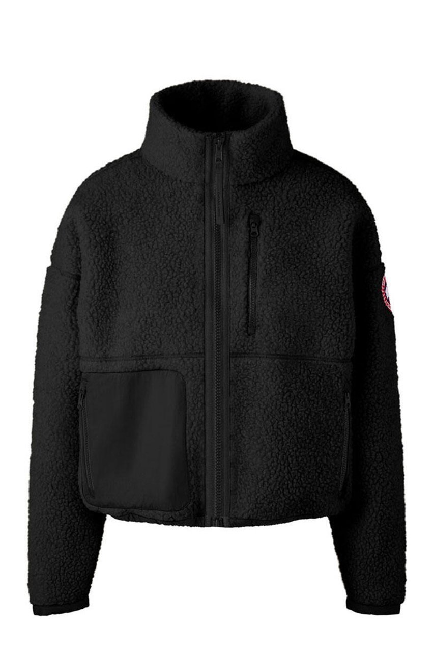 【カナダグース/CANADA GOOSE】の1101W Simcoe Oversized FleeceJacket シムコ―ジップアップセーター インテリア・キッズ・メンズ・レディースファッション・服の通販 founy(ファニー) 　ファッション　Fashion　レディースファッション　WOMEN　アウター　Coat Outerwear　ジャケット　Jackets　ブルゾン　Blouson/Jackets　ジャケット　Jacket　ブルゾン　Blouson　ブラック|ID: prp329100004207061 ipo3291000000029152739