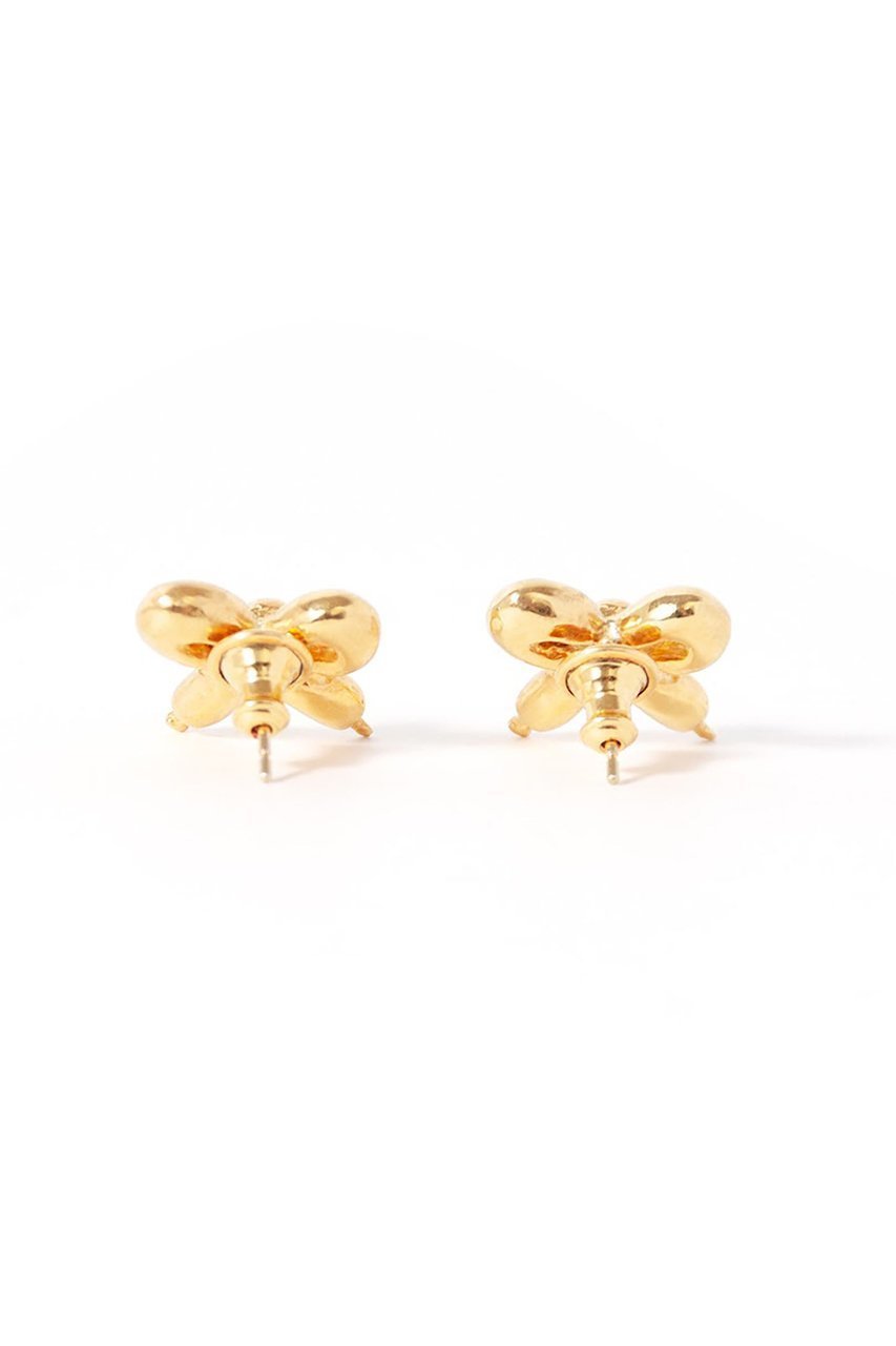 【メゾンドパルス/MAISON DPULSE】のribbon charm ピアス(K24GP) 人気、トレンドファッション・服の通販 founy(ファニー) 　ファッション　Fashion　レディースファッション　WOMEN　ジュエリー　Jewelry　リング　Rings　イヤリング　Earrings　おすすめ　Recommend　イヤリング　Earrings　チャーム　Charm　ネックレス　Necklace　バルーン　Balloon　モチーフ　Motif　リボン　Ribbon　other-3|ID: prp329100004207072 ipo3291000000031388843