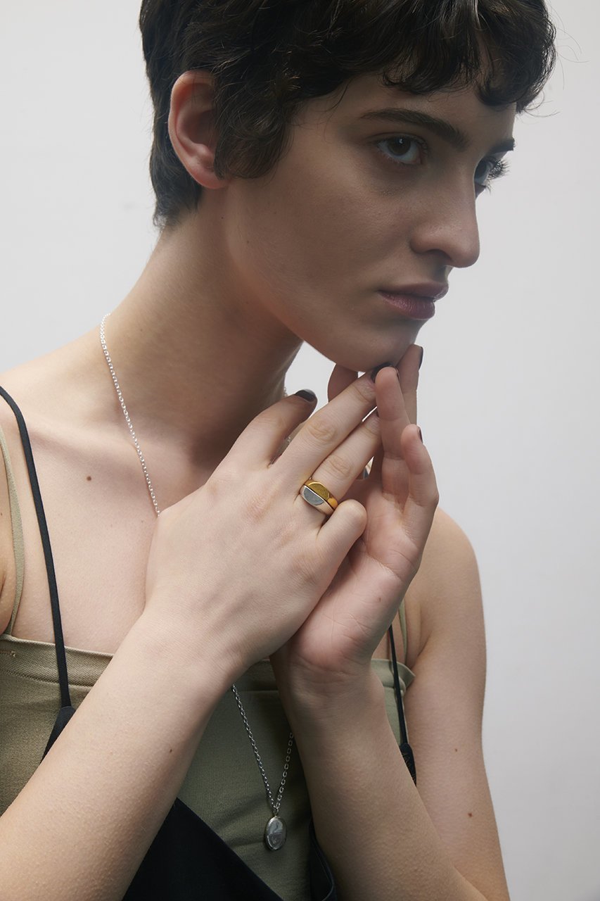 【メゾンドパルス/MAISON DPULSE】のSignit リング(K24GP) 人気、トレンドファッション・服の通販 founy(ファニー) 　ファッション　Fashion　レディースファッション　Fashion for Women　ジュエリー　Jewelry　おすすめ　Recommended / Our Picks　シルバー　Silver, Metallic Silver　スタイリッシュ　Stylish, Fashionable　other-2|ID: prp329100004207081 ipo3291000000035579279