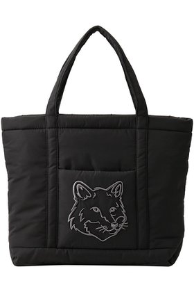 【メゾン キツネ/MAISON KITSUNE】 【UNISEX】FOX HEAD パファーミディアムトートバッグ人気、トレンドファッション・服の通販 founy(ファニー) ファッション Fashion レディースファッション WOMEN バッグ Bag ユニセックス Unisex コンパクト Compact フォックス Fox フォルム Form ポケット Pocket NEW・新作・新着・新入荷 New Arrivals |ID:prp329100004207095