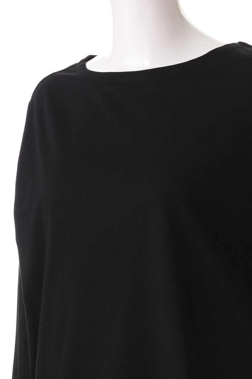 【スリー ドッツ/three dots】のパウダリーコットン 長袖ボートネックTシャツ 人気、トレンドファッション・服の通販 founy(ファニー) 　ファッション　Fashion　レディースファッション　Fashion for Women　トップス・カットソー　Cut & Sew Tops　シャツ・ブラウス・オフィスカジュアル　Elegant Blouses & Button-Ups　ロングTシャツ・Tシャツ　Longline T-Shirts & Tees　カットソー・ベーシックTシャツ　Cut-and-Sewn Tops / Stretch Tees & Basics　インナー　Innerwear　スリーブ　Sleeve, Long Sleeve / Short Sleeve　トレンド　Trend, Trending Now　ロング　Long, Long-Length　エレガント 上品　Elegant　長袖　Long Sleeve, Full Sleeve　other-5|ID: prp329100004207142 ipo3291000000032892084