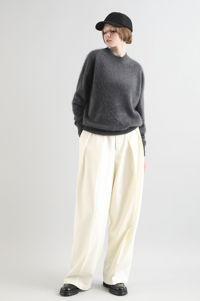 【サクラ/SACRA】のファーカシミヤプルオーバー 人気、トレンドファッション・服の通販 founy(ファニー) 　ファッション　Fashion　レディースファッション　Fashion for Women　トップス・カットソー　Cut & Sew Tops　ニット　Knit Tops & Sweaters　カジュアルプルオーバー・ニットトップス　Pullovers & Knit Tops / Casual Pullovers　シンプル　Simple, Minimal　ボトム　Bottoms, Lower Wear　other-7|ID: prp329100004208490 ipo3291000000032920912