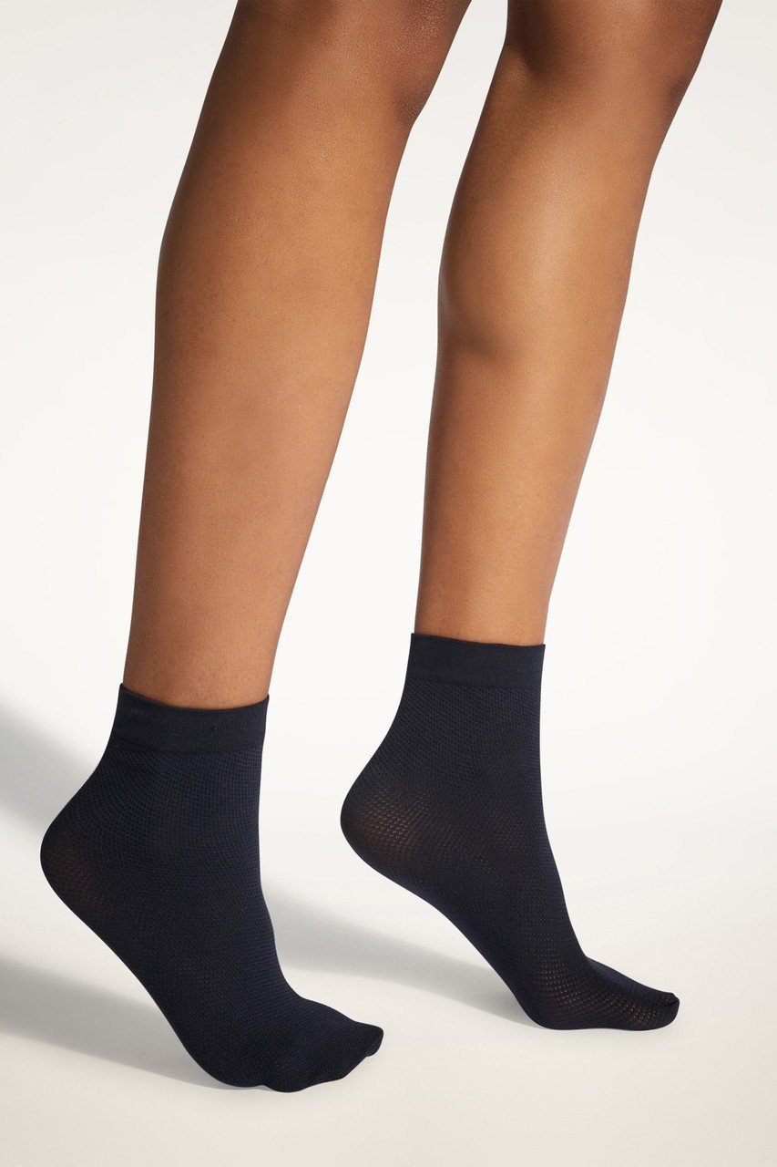 【ウォルフォード/Wolford】の45058 COTTON NET SOCKS コットンジャガードソックス インテリア・キッズ・メンズ・レディースファッション・服の通販 founy(ファニー) 　ファッション　Fashion　レディースファッション　Fashion for Women　ソックス&靴下　Socks & Hosiery　レッグウェア・ストッキング　Legwear & Hosiery　ジャカード／ジャガード　Jacquard, Woven Pattern　ソックス　Socks, Hosiery　フィット　Fit, Slim Fit　ダークネイビー|ID: prp329100004208505 ipo3291000000032821854