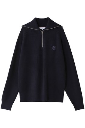 【メゾン キツネ/MAISON KITSUNE / MEN】 【MEN】BOLD FOX HEAD PATCH ハーフジップ リブ ジャンパー人気、トレンドファッション・服の通販 founy(ファニー) ファッション Fashion メンズファッション MEN トップス・カットソー Tops/Tshirt/Men ニット Knit Tops クラシカル Classical スポーティ Sporty トレンド Trend フォックス Fox 定番 Standard NEW・新作・新着・新入荷 New Arrivals |ID:prp329100004208512