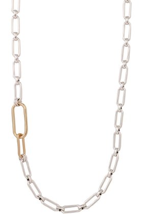 【マルティニーク/martinique】 【PHILIPPE AUDIBERT】バイカラーチェーンネックレス人気、トレンドファッション・服の通販 founy(ファニー) ファッション Fashion レディースファッション Fashion for Women ジュエリー Jewelry ネックレス Necklaces & Pendants シンプル Simple, Minimal スクエア Square, Square Shape チェーン Chain, Chain Strap ネックレス Necklace, Pendant Necklace |ID:prp329100004208525