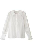 【ビリティス ディセッタン/Bilitis dix-sept ans】のレースカラーブラウス 人気、トレンドファッション・服の通販 founy(ファニー) ファッション Fashion レディースファッション Fashion for Women トップス・カットソー Cut & Sew Tops シャツ・ブラウス・オフィスカジュアル Elegant Blouses & Button-Ups シアー Sheer, See-Through スリーブ Sleeve, Long Sleeve / Short Sleeve フロント Front, Front Design レース Lace, Lace Fabric ロング Long, Long-Length エレガント 上品 Elegant thumbnail ホワイト|ID: prp329100004208528 ipo3291000000035488344