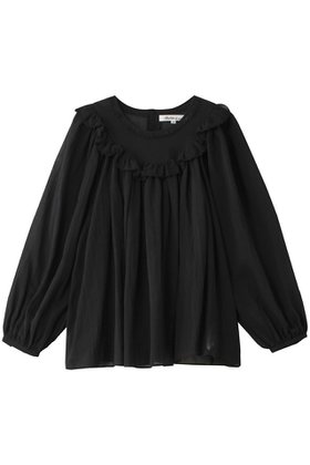 【ビリティス ディセッタン/Bilitis dix-sept ans】 ラウンドヨークブラウス人気、トレンドファッション・服の通販 founy(ファニー) ファッション Fashion レディースファッション Fashion for Women トップス・カットソー Cut & Sew Tops シャツ・ブラウス・オフィスカジュアル Elegant Blouses & Button-Ups ギャザー Gathered, Ruffled シアー Sheer, See-Through スリーブ Sleeve, Long Sleeve / Short Sleeve トレンド Trend, Trending Now フェミニン Feminine, Girly フリル Frill, Ruffle ヨーク Yoke, Yoke Design ラウンド Round, Round Neck ロング Long, Long-Length |ID:prp329100004208529