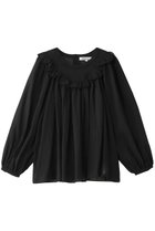 【ビリティス ディセッタン/Bilitis dix-sept ans】のラウンドヨークブラウス 人気、トレンドファッション・服の通販 founy(ファニー) ファッション Fashion レディースファッション Fashion for Women トップス・カットソー Cut & Sew Tops シャツ・ブラウス・オフィスカジュアル Elegant Blouses & Button-Ups ギャザー Gathered, Ruffled シアー Sheer, See-Through スリーブ Sleeve, Long Sleeve / Short Sleeve トレンド Trend, Trending Now フェミニン Feminine, Girly フリル Frill, Ruffle ヨーク Yoke, Yoke Design ラウンド Round, Round Neck ロング Long, Long-Length thumbnail ブラック|ID: prp329100004208529 ipo3291000000034955941
