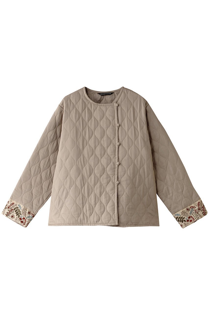 【ミズイロ インド/mizuiro ind】のquilting embroidary tape JK ジャケット 人気、トレンドファッション・服の通販 founy(ファニー) 　ファッション　Fashion　レディースファッション　WOMEN　アウター　Coat Outerwear　ジャケット　Jackets　A/W・秋冬　Aw・Autumn/Winter・Fw・Fall-Winter　アンティーク　Antique　キルティング　Quilting　ショート　Short　ジャケット　Jacket　バランス　Balance　リュクス　Luxe　エレガント 上品　Elegant　NEW・新作・新着・新入荷　New Arrivals　 other-1|ID: prp329100004208548 ipo3291000000029178551