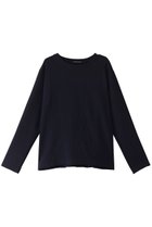 【ミズイロ インド/mizuiro ind】のgeorgette crew neck T Tシャツ navy|ID:prp329100004208557