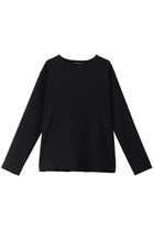 【ミズイロ インド/mizuiro ind】のgeorgette crew neck T Tシャツ black|ID:prp329100004208557