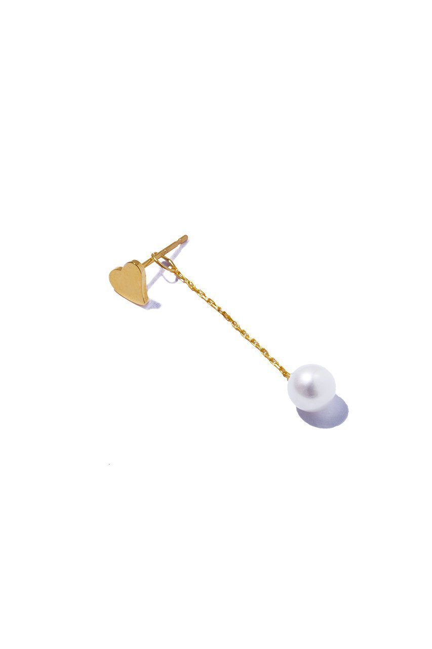 【ルボンボン/les bonbon】のcoeur pearl ピアス(片耳用) 人気、トレンドファッション・服の通販 founy(ファニー) 　ファッション　Fashion　レディースファッション　Fashion for Women　ジュエリー　Jewelry　ファッションリング　Fashion Rings　イヤリング・フープ・ドロップタイプ　Hoop, Drop & Clip Earrings　イヤリング　Earrings　ジャケット　Jacket, Outerwear　チェーン　Chain, Chain Strap　パール　Pearl, Pearl Accent　リュクス　Luxury, Elegant, High-End, Chic　片耳　One-Ear, Single Earring　other-2|ID: prp329100004208567 ipo3291000000035621707