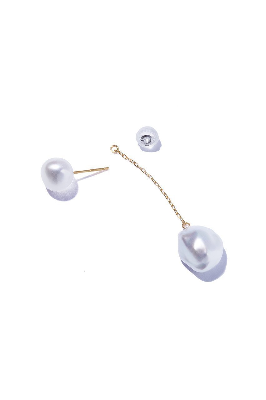 【ルボンボン/les bonbon】のblessing pearl ピアス 人気、トレンドファッション・服の通販 founy(ファニー) 　ファッション　Fashion　レディースファッション　Fashion for Women　ジュエリー　Jewelry　ファッションリング　Fashion Rings　イヤリング・フープ・ドロップタイプ　Hoop, Drop & Clip Earrings　イヤリング　Earrings　チェーン　Chain, Chain Strap　パール　Pearl, Pearl Accent　A/W・秋冬　Autumn/Winter　other-4|ID: prp329100004208586 ipo3291000000031388525