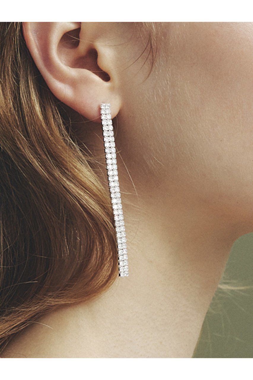 【ルボンボン/les bonbon】のprincess double ロングピアス 人気、トレンドファッション・服の通販 founy(ファニー) 　ファッション　Fashion　レディースファッション　Fashion for Women　ジュエリー　Jewelry　ファッションリング　Fashion Rings　イヤリング・フープ・ドロップタイプ　Hoop, Drop & Clip Earrings　イヤリング　Earrings　エレガント 上品　Elegant　ストーン　Stone, Gem-Like　チェーン　Chain, Chain Strap　リュクス　Luxury, Elegant, High-End, Chic　ロング　Long, Long-Length　ワンポイント　One Point, Statement Accent　再入荷　Restock / Back in Stock　other-2|ID: prp329100004208600 ipo3291000000035726473