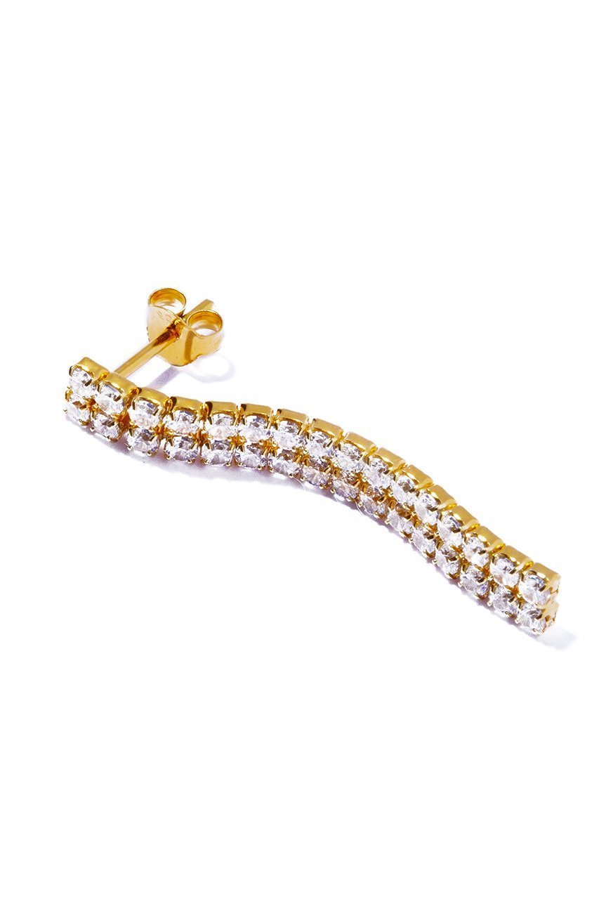 【ルボンボン/les bonbon】のprincess double ピアス 人気、トレンドファッション・服の通販 founy(ファニー) 　ファッション　Fashion　レディースファッション　Fashion for Women　ジュエリー　Jewelry　ファッションリング　Fashion Rings　イヤリング・フープ・ドロップタイプ　Hoop, Drop & Clip Earrings　イヤリング　Earrings　エレガント 上品　Elegant　ストーン　Stone, Gem-Like　チェーン　Chain, Chain Strap　モノトーン　Monotone, Black and White　リュクス　Luxury, Elegant, High-End, Chic　other-4|ID: prp329100004208603 ipo3291000000035726435