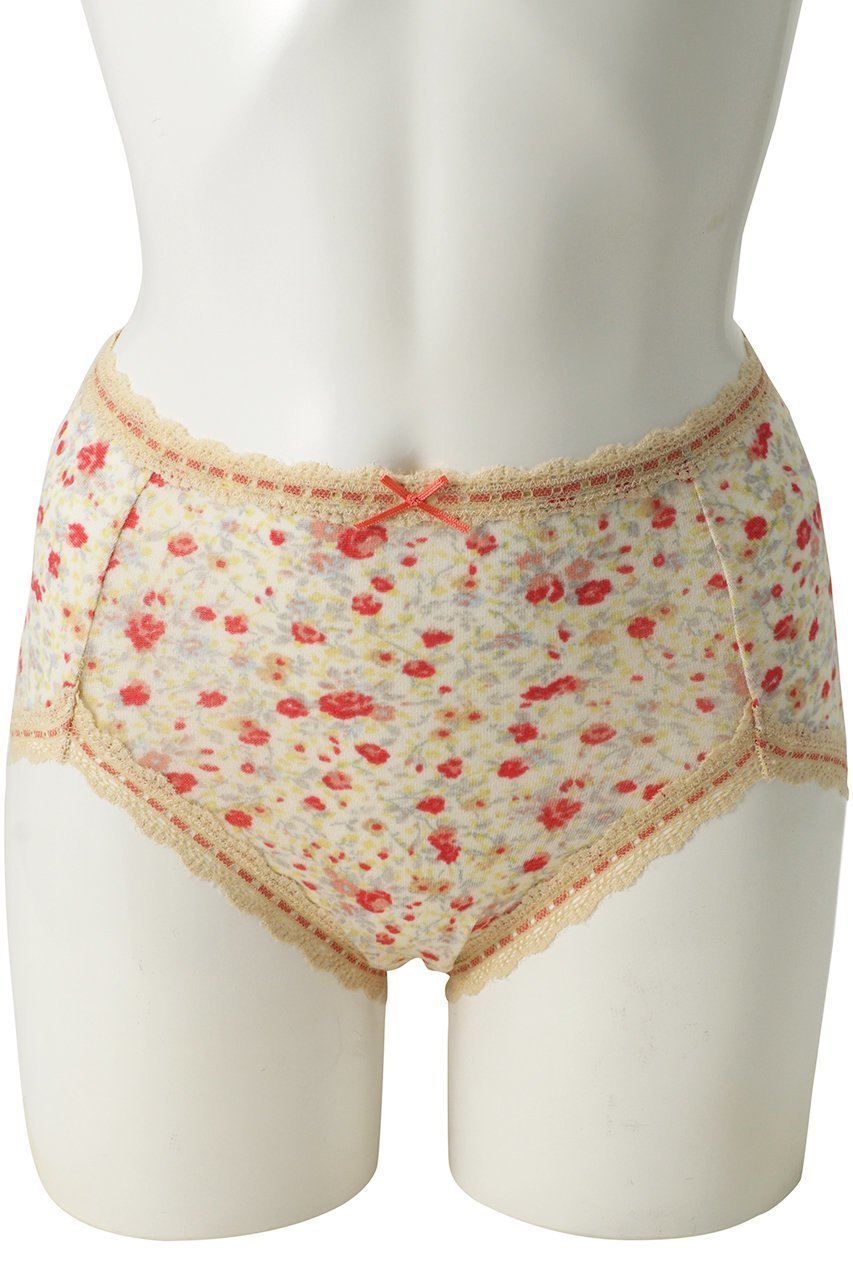 【キッドブルー/KID BLUE】の24ガーニッシュフラワー深型ショーツ 人気、トレンドファッション・服の通販 founy(ファニー) 　ファッション　Fashion　レディースファッション　Fashion for Women　下着・ランジェリー　Lingerie & Intimates　ショーツ・ランジェリー用ボトムス　Panties / Briefs / Lingerie Bottoms　ショーツ　Shorts, Short Pants　フラワー　Flower, Floral　プリント　Print, Printed Pattern　ランジェリー　Lingerie, Intimate Wear　レース　Lace, Lace Fabric　other-2|ID: prp329100004208608 ipo3291000000036028551