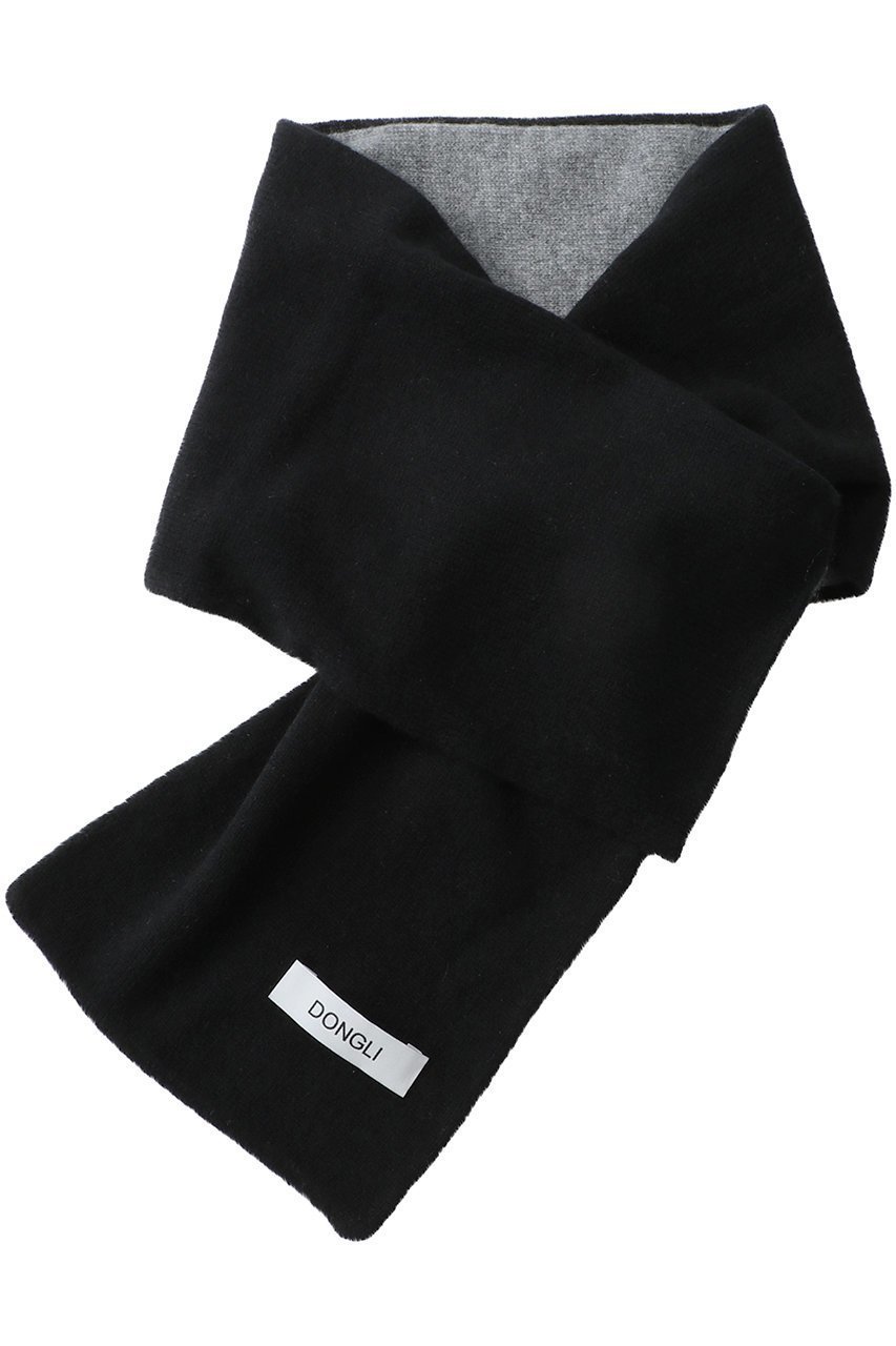 【ドンリー/DONGLI】のBABY CASHMERE PETIT KNIT MUFF インテリア・キッズ・メンズ・レディースファッション・服の通販 founy(ファニー) 　ファッション　Fashion　レディースファッション　WOMEN　ストール　Scarves　マフラー　Mufflers　カシミヤ　Cashmere　コンパクト　Compact　ストール　Stall　ベビー　Baby　マフラー　Scarf　NEW・新作・新着・新入荷　New Arrivals　ブラック|ID: prp329100004210160 ipo3291000000029191455