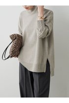 【ガリャルダガランテ/GALLARDAGALANTE】のオーバータートルニット 人気、トレンドファッション・服の通販 founy(ファニー) ファッション Fashion レディースファッション WOMEN トップス・カットソー Tops/Tshirt ニット Knit Tops プルオーバー Pullover タートルネック Turtleneck NEW・新作・新着・新入荷 New Arrivals thumbnail グレージュ|ID: prp329100004210168 ipo3291000000029191482