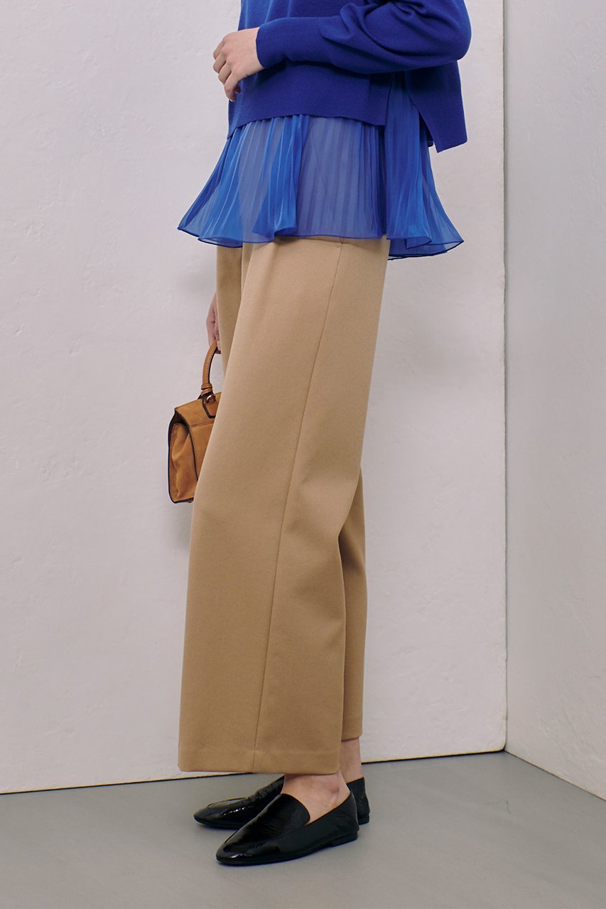 【アルアバイル/allureville】のウールライクフランネルヨークレスパンツ 人気、トレンドファッション・服の通販 founy(ファニー) 　ファッション　Fashion　レディースファッション　Fashion for Women　パンツ　Pants & Trousers　ウォーム　Warm Fabric　カットソー　Cut and Sewn Top　バランス　Balance, Style Balance　ファブリック　Fabric, Textile　ワイド　Wide, Wide Fit　A/W・秋冬　Autumn/Winter　other-8|ID: prp329100004210169 ipo3291000000032930472
