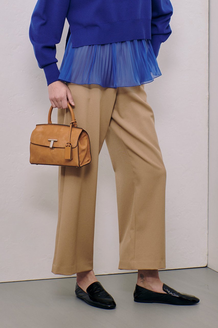 【アルアバイル/allureville】のウールライクフランネルヨークレスパンツ 人気、トレンドファッション・服の通販 founy(ファニー) 　ファッション　Fashion　レディースファッション　Fashion for Women　パンツ　Pants & Trousers　ウォーム　Warm Fabric　カットソー　Cut and Sewn Top　バランス　Balance, Style Balance　ファブリック　Fabric, Textile　ワイド　Wide, Wide Fit　A/W・秋冬　Autumn/Winter　other-7|ID: prp329100004210169 ipo3291000000035684477