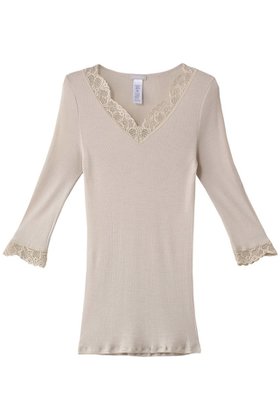 【ハンロ/HANRO】 WOOLEN LACE七分袖人気、トレンドファッション・服の通販 founy(ファニー) ファッション Fashion レディースファッション Fashion for Women 下着・ランジェリー Lingerie & Intimates その他ランジェリー・インナーアイテム Other Lingerie / Intimates おすすめ Recommended / Our Picks インナー Innerwear シルク Silk, 100% Silk セットアップ Set-Up, Coordinated Outfit ランジェリー Lingerie, Intimate Wear レース Lace, Lace Fabric A/W・秋冬 Autumn/Winter |ID:prp329100004210187