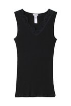 【ハンロ/HANRO】のWOOLEN LACEタンクトップ ブラック|ID: prp329100004210188 ipo3291000000035927132