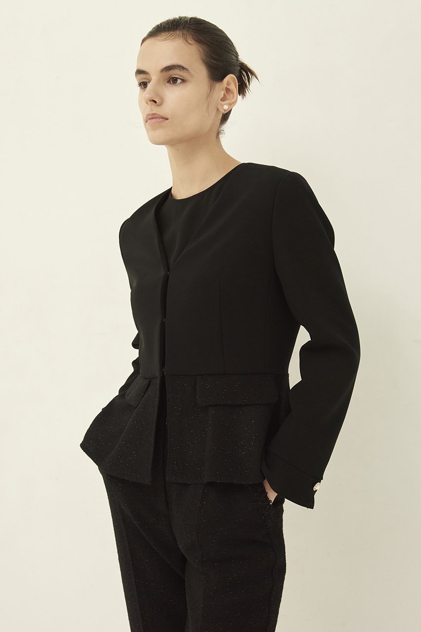 【エムダブリュー/MW】のトリアセテート(H) VIRGIN WOOLVネックジャケット 人気、トレンドファッション・服の通販 founy(ファニー) 　ファッション　Fashion　レディースファッション　Fashion for Women　アウター　Coat / Outerwear Collection　レディースジャケット・軽アウター　Jackets　おすすめ　Recommended / Our Picks　ジャケット　Jacket, Outerwear　ジョーゼット　Georgette, Semi-Sheer Fabric　スペシャル　Special, Limited Edition　セットアップ　Set-Up, Coordinated Outfit　ビジネス 仕事 通勤　Business / Work / Commuting　other-8|ID: prp329100004210192 ipo3291000000032938027