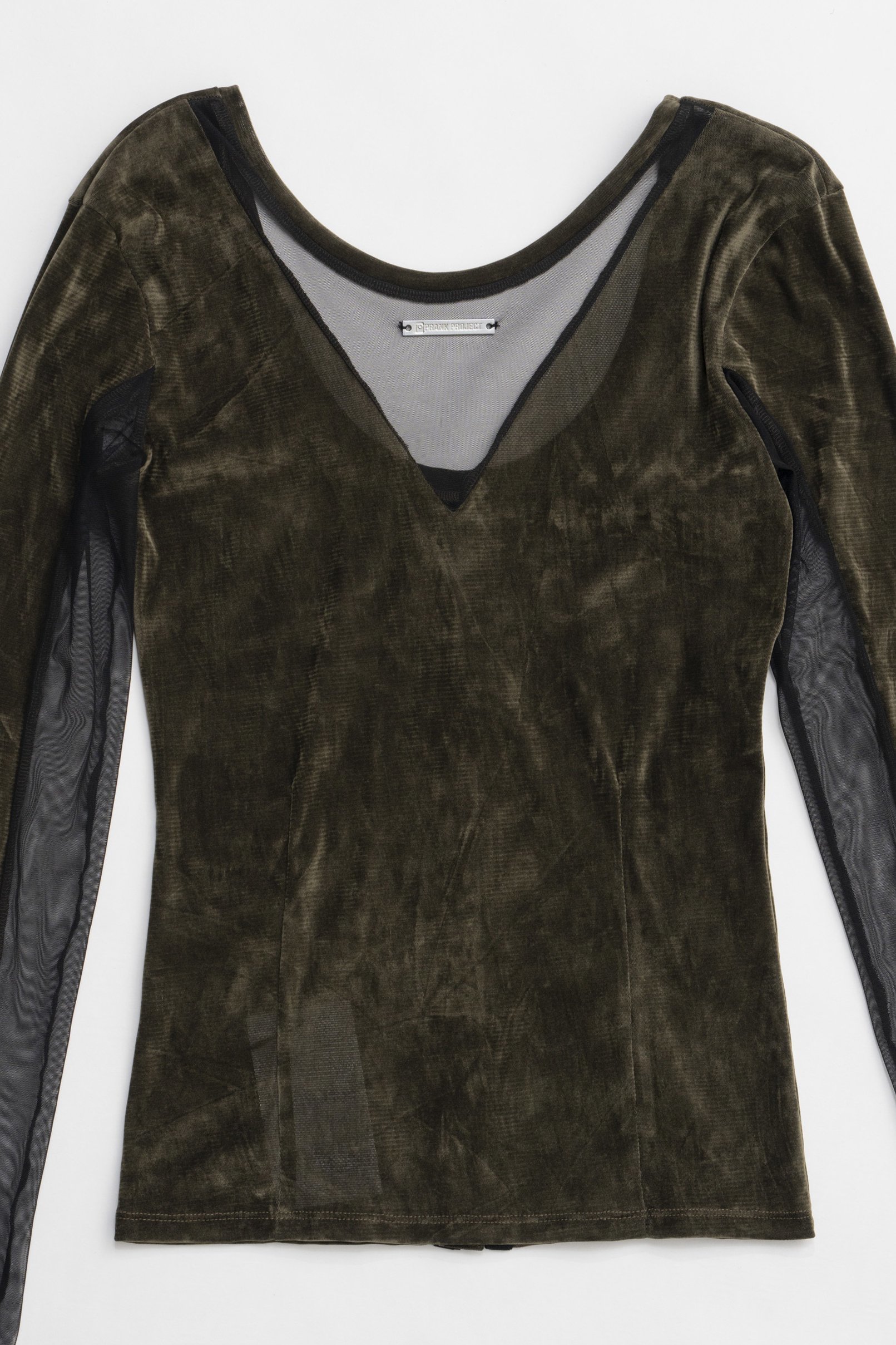 【プランク プロジェクト/PRANK PROJECT】の2WAYベロアトップ/ 2way Velor Top 人気、トレンドファッション・服の通販 founy(ファニー) 　ファッション　Fashion　レディースファッション　Fashion for Women　トップス・カットソー　Cut & Sew Tops　シャツ・ブラウス・オフィスカジュアル　Elegant Blouses & Button-Ups　ロングTシャツ・Tシャツ　Longline T-Shirts & Tees　カットソー・ベーシックTシャツ　Cut-and-Sewn Tops / Stretch Tees & Basics　ベロアトップス　Velour Tops / Velvet-Look Items　おすすめ　Recommended / Our Picks　スリーブ　Sleeve, Long Sleeve / Short Sleeve　デコルテ　Décolleté, Neckline　ドッキング　Docking, Mixed Material　ベロア　Velour, Soft Velvet　ロング　Long, Long-Length　other-2|ID: prp329100004210193 ipo3291000000032888263