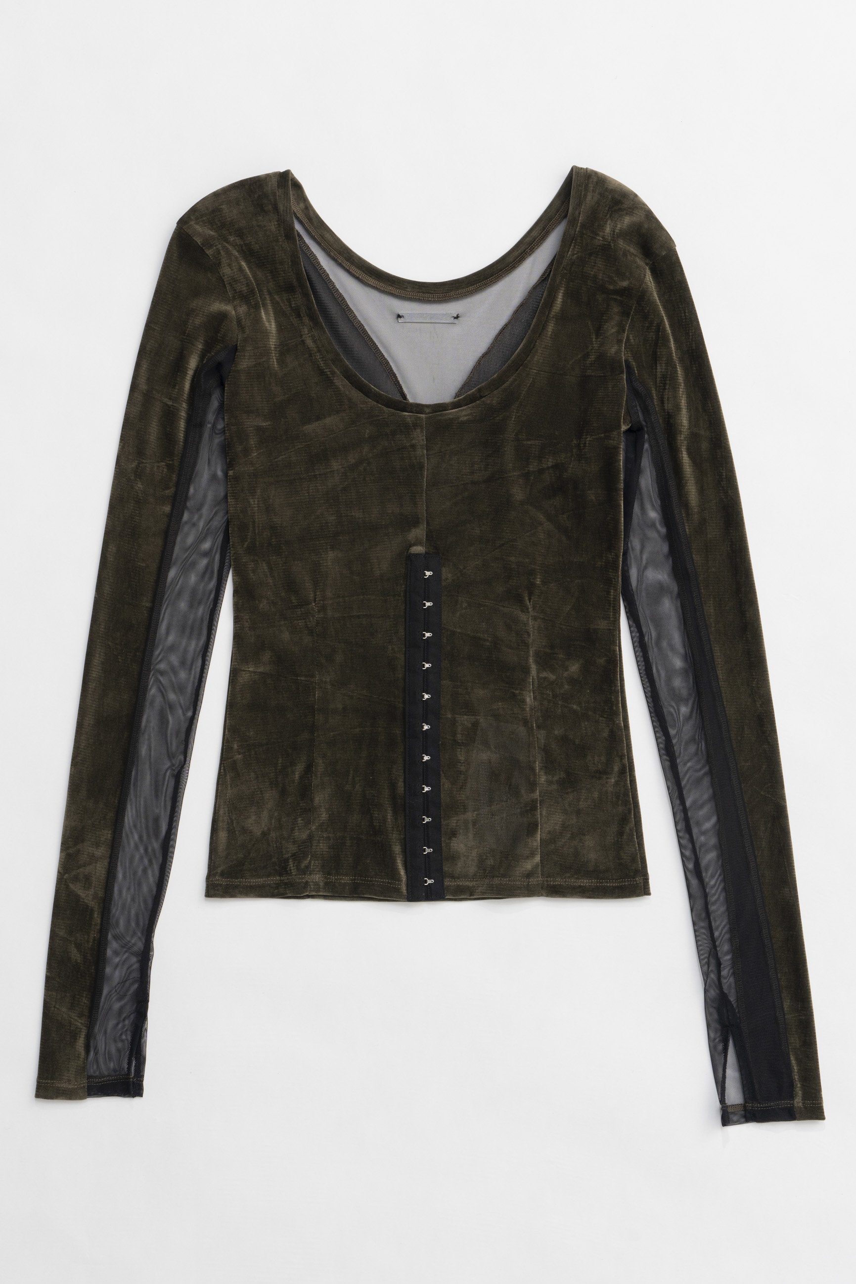 【プランク プロジェクト/PRANK PROJECT】の2WAYベロアトップ/ 2way Velor Top 人気、トレンドファッション・服の通販 founy(ファニー) ファッション Fashion レディースファッション Fashion for Women トップス・カットソー Cut & Sew Tops シャツ・ブラウス・オフィスカジュアル Elegant Blouses & Button-Ups ロングTシャツ・Tシャツ Longline T-Shirts & Tees カットソー・ベーシックTシャツ Cut-and-Sewn Tops / Stretch Tees & Basics ベロアトップス Velour Tops / Velvet-Look Items おすすめ Recommended / Our Picks スリーブ Sleeve, Long Sleeve / Short Sleeve デコルテ Décolleté, Neckline ドッキング Docking, Mixed Material ベロア Velour, Soft Velvet ロング Long, Long-Length other-5|ID: prp329100004210193 ipo3291000000034421259