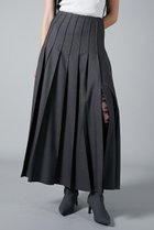 【プランク プロジェクト/PRANK PROJECT】のウールマキシプリーツスカート 人気、トレンドファッション・服の通販 founy(ファニー) ファッション Fashion レディースファッション Fashion for Women スカート Skirts プリーツスカート / 上品フェミニンスタイル Pleated Skirts ロングスカート Long Skirts / Maxi & Midi Skirts スリット Slit, Slit Detail ツイル Twist, Twisted Detail フロント Front, Front Design プリーツ Pleats, Pleated ロング Long, Long-Length thumbnail GRY(グレー)|ID: prp329100004210195 ipo3291000000036543837
