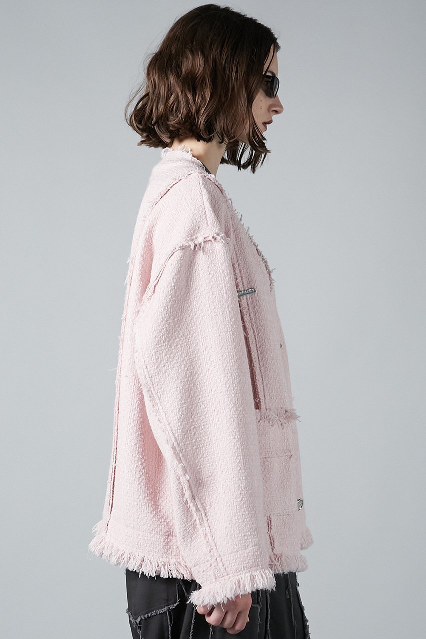 【プランク プロジェクト/PRANK PROJECT】のツイードカーディガン 人気、トレンドファッション・服の通販 founy(ファニー) 　ファッション　Fashion　レディースファッション　Fashion for Women　トップス・カットソー　Cut & Sew Tops　ニット　Knit Tops & Sweaters　カーディガン・羽織り　Layered Style Cardigans　おすすめ　Recommended / Our Picks　カーディガン　Cardigan, Knitwear　ジャケット　Jacket, Outerwear　ツイード　Twill, Twill Weave　other-7|ID: prp329100004210202 ipo3291000000032966581