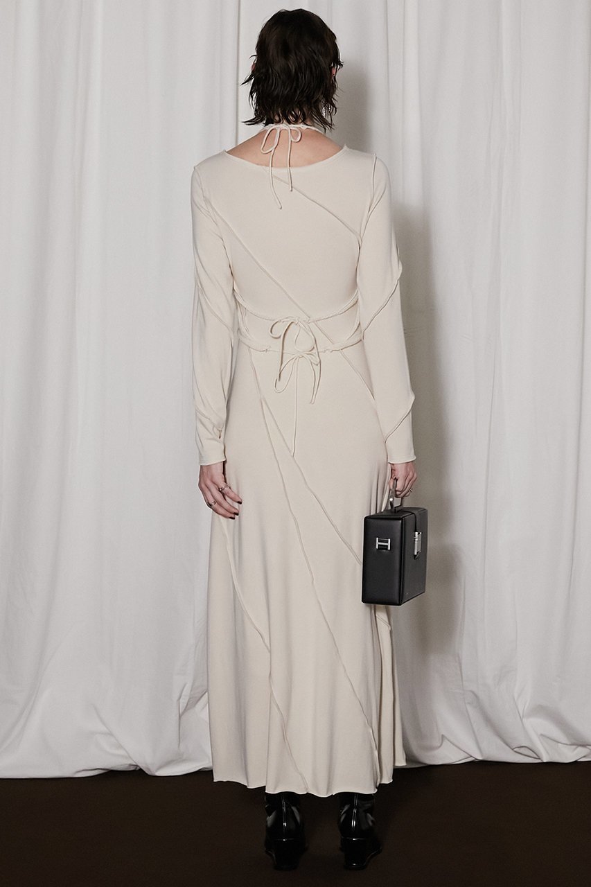 【プランク プロジェクト/PRANK PROJECT】のニットレイヤードマキシワンピ/Knit Layered Maxi One Piece 人気、トレンドファッション・服の通販 founy(ファニー) 　ファッション　Fashion　レディースファッション　Fashion for Women　ワンピース　Dresses　チュニック　Tunic Tops & Dresses　マキシ丈ワンピース・ロングドレス　Maxi Dresses / Long One-Pieces　チュニック　Tunic, Long Top　ビスチェ　Bustier, Corset Top　リボン　Ribbon, Bow　ロング　Long, Long-Length　other-8|ID: prp329100004210206 ipo3291000000032889281